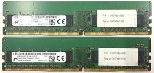 【4GB×2枚組】M PC4-2400T-EDB-11 1R×8 ECC Unbuffered 中古メモリー デスクトップ用 DDR4 即決 動作保証【送料無料】