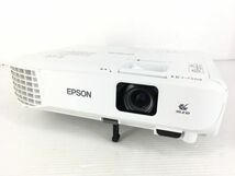 EPSON EB-W05 ランプ時間：高703h 低29h ビジネスプロジェクター 高輝度3300lm 電源ケーブル・バッグ等付 動作確認【送料無料】_画像2