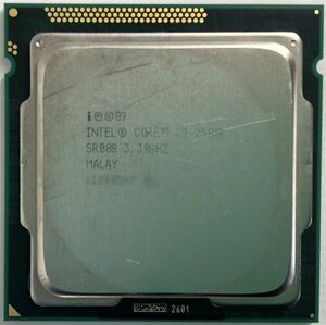 Core i5-2500K ×1枚 Intel CPU 3.30GHz SR008 4コア 4スレッド ソケット LGA1155 デスクトップ用 BIOS起動確認済【中古品】【送料無料】