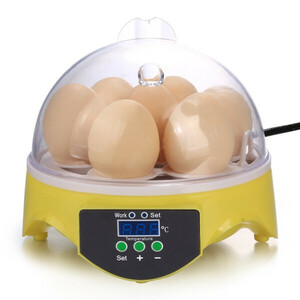 手動転卵孵卵器 ふ卵器 ふ化機 7個 エッグ インキュベーター 鶏 うずら 鳥類 日本語説明書付属