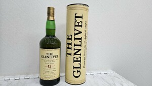 [F8167] not yet . plug THE GLENLIVET Glenn rivet 12 year pure single malt whisky box have 1000ml 40%