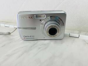G4548 PENTAX Optio E50 コンパクトデジタルカメラ 小型デジカメ ペンタックス オプティオ 通電確認済み 現状品 