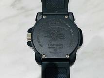 A1964 LUMINOX ルミノックス 腕時計 3050/3950 クオーツ アナログ ラウンド ブラック カレンダー 可動品_画像4