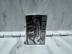 S6465 ZIPPO ジッポー BLACK LAGOON ブラックラグーン レヴィ 2000年製 中古 現状品