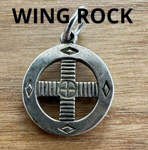 wingrock Wing lock silver silver wheel small pendant top 