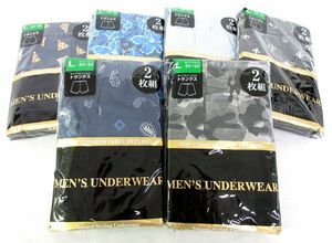  postage 300 jpy ( tax included )#fm470# men's front . trunks L assortment 12 sheets [sin ok ]