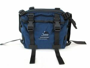  postage 300 jpy ( tax included )#ba269# men's JANDD trekking for waist bag blue 6700 jpy corresponding [sin ok ]
