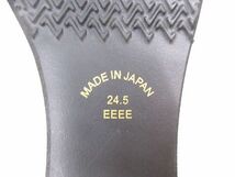 送料300円(税込)■zf082■ミスキョウコ 4E 本革エレガンスサンダル ベージュ 24.5cm【シンオク】_画像8