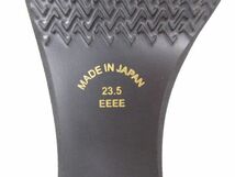 送料300円(税込)■zf081■ミスキョウコ 4E 本革エレガンスサンダル ベージュ 23.5cm【シンオク】_画像8