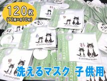 送料300円(税込)■vc448■(0426)子供用 白黒さんいらっしゃい 洗えるファッションマスク 12種 120点【シンオク】_画像1