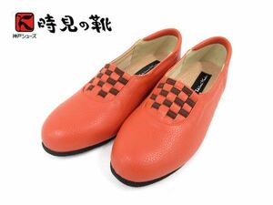  стоимость доставки 300 иен ( включая налог )#zf373# час видеть. обувь город сосна рисунок . резина обувь 22cm orange 14289 иен соответствует [sin ok ]