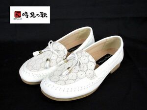  стоимость доставки 300 иен ( включая налог )#zf466# час видеть. обувь гонки используя мокасины обувь белый 24.5cm 14280 иен соответствует [sin ok ]