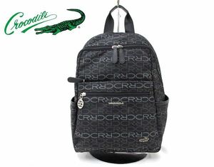  postage 300 jpy ( tax included )#zf333# lady's crocodile rucksack black 7680 jpy corresponding [sin ok ]