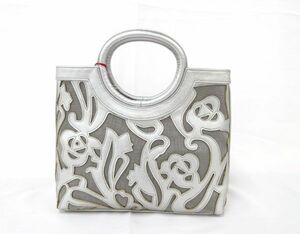  стоимость доставки 300 иен ( включая налог )#yk768# женский Primu Crescent ручная сумочка серебряный [sin ok ]
