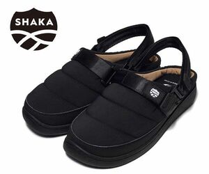 送料300円(税込)■at498■箱付 レディース SHAKA 中綿クロッグサンダル(SK-233) 25cm 14300円相当【シンオク】