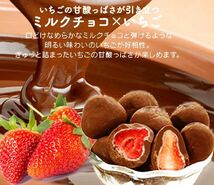 送料300円(税込) ■fm409■◎贅沢まるごといちごのミルクチョコレート　300g【シンオク】_画像2