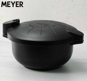  postage 300 jpy ( tax included )#qk001#ma year microwave oven pressure cooker (2.3 liter ) black 8800 jpy corresponding [sin ok ]