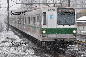 【鉄道写真】東京メトロ千代田線 6000系 6120F ＠北松戸　L版　(商品番号197)