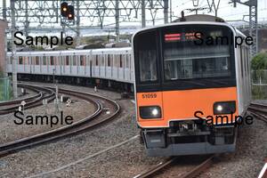 【鉄道写真】東武鉄道 50000系 51059F　＠鐘ヶ淵　L版　(商品番号520)
