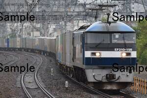 【鉄道写真】EF210-158牽引　1055レ　＠摩耶　L版　(商品番号541)