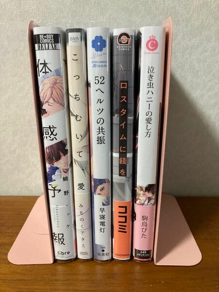 BLコミック５冊　ビニールカバー付き　値引きご相談ください