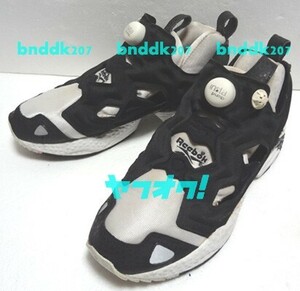 ポンプフューリー US8 黒白/26cm Reebok Instapump Fury リーボック インスタポンプフューリー スニーカー ブラック ホワイト