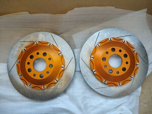 ②BNR32 Z32 BCNR33 AP racing 355φ brembo BNR34 2 piece rotor Brembo Rdd apracing alcon