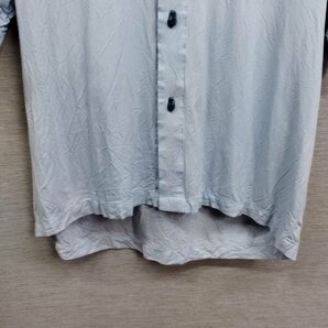 E229 PIN LORD ピンロード ボーリング シャツ ワッペン 刺繍 オープンカラー 半袖 ストーン レーヨン ライトブルー M ボウリング 開襟の画像5
