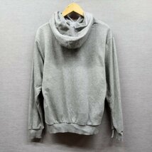 E329 New Balance ニューバランス スウェット パーカー SHOE PATCH HOODY SWEAT プルオーバー スポーツ カジュアル メンズ グレー M_画像6