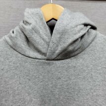 E329 New Balance ニューバランス スウェット パーカー SHOE PATCH HOODY SWEAT プルオーバー スポーツ カジュアル メンズ グレー M_画像2