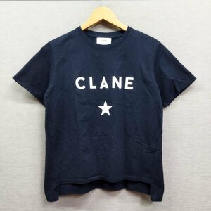 C341 CONVERSE TOKYO × CLANE コンバーストーキョー クラネ 半袖 Tシャツ ネイビー ロゴ 星 スター アイコン クルーネック