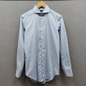 E350 Maker's Shirt KAMAKURA メーカーズシャツ鎌倉 シャツ 長袖 Yシャツ サックス ホリゾンタル シンプル 無地 スタイリッシュ