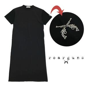 roarguns ロアーガンズ 4 WAY.STR SS LONG SWAROVSKI クロスガン スワロフスキー 半袖ワンピース