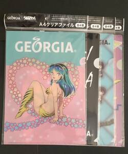 うる星やつら　A4 クリアファイル　4枚　未使用