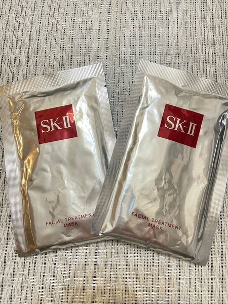 SK2 フェイシャル トリートメント マスク 2枚 正規品 SKⅡ シートパック 百貨店で購入