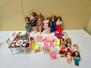 リカちゃん人形 TAKARA タカラ 子供人形 リカちゃん 家具 まとめて 当時もの 昭和レトロ