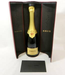 1000円スタート 酒 Champagne KRUG BRUT GRANDE CUVEE 750ml 12％ クリュッグ グランド キュヴェ 果実酒 未開栓 箱付 4 酒G515