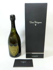 1000円スタート 酒 Champagne Dom Perignon vintage 1999年 750ml 12.5％ シャンパーニュ ドンペリ 果実酒 未開栓 箱付 CFB △酒E502