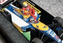 タバコ仕様 1/43 ウィリアムズ FW14 ライドオンセナ マンセル 1991 セナ ルノー 1991 WILLIAMS_画像2