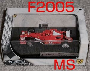 マテル 1/43 フェラーリ F2005 シューマッハ FERRARI HotWheels