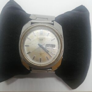 SEIKO セイコー5 自動巻き メンズ 腕時計 6119-8220 シルバー文字盤 21石 アンティーク ヴィンテージ ジャンク