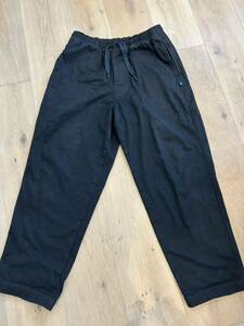 DESCENDANT SHORE DENIM BEACH TROUSRES イージーデニムパンツ black ブラック 3 L descendant 