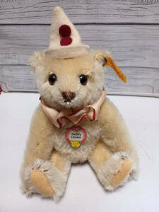  Margarete Steiff GmbH. Teddy Bear Clown EAN 029387 - 16 cm, yellow 1993 около - Steiff Teddy Clown EAN 029387