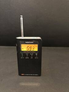 Audio Comm AM/FMデジタル選局ラジオ　RAD-F6228M-K