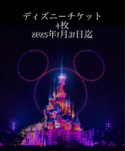 ディズニー　パスポート　４枚