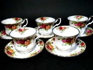 # Royal Albert cup & saucer 5 customer set Old Country rose ( including in a package object commodity )