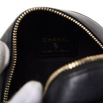 CHANELシャネルマトラッセ ココマーク チェーンショルダー ラムスキン 黒（ゴールド金具）ショルダーバッグ レディース 送料_画像9