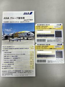 2枚セット 送料税込 全日空 ANA 株主優待券 2024年11月30日迄