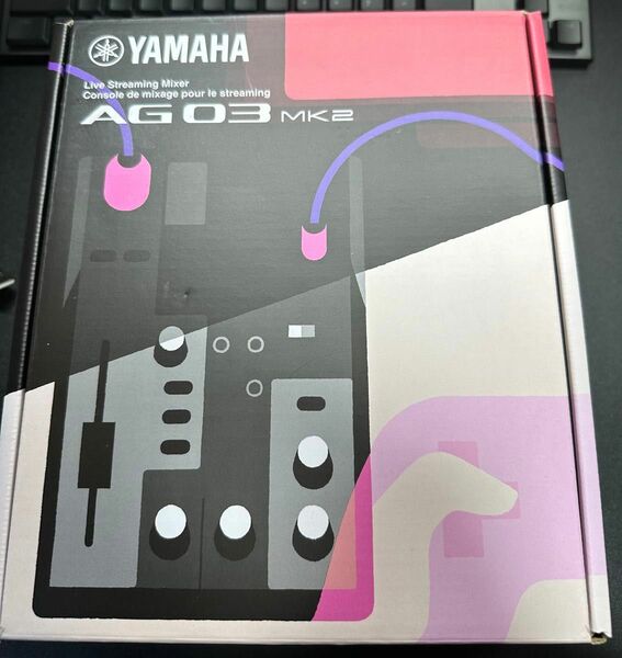 ヤマハ（YAMAHA）ライブストリーミングミキサー　3チャンネル　ブラック　AG03MK2