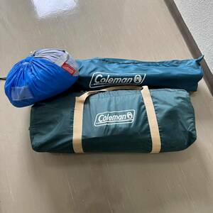 01.*1 jpy start * Coleman Coleman outdoor camp set sale 3 point set child sleeping bag for children high chair dome tent 